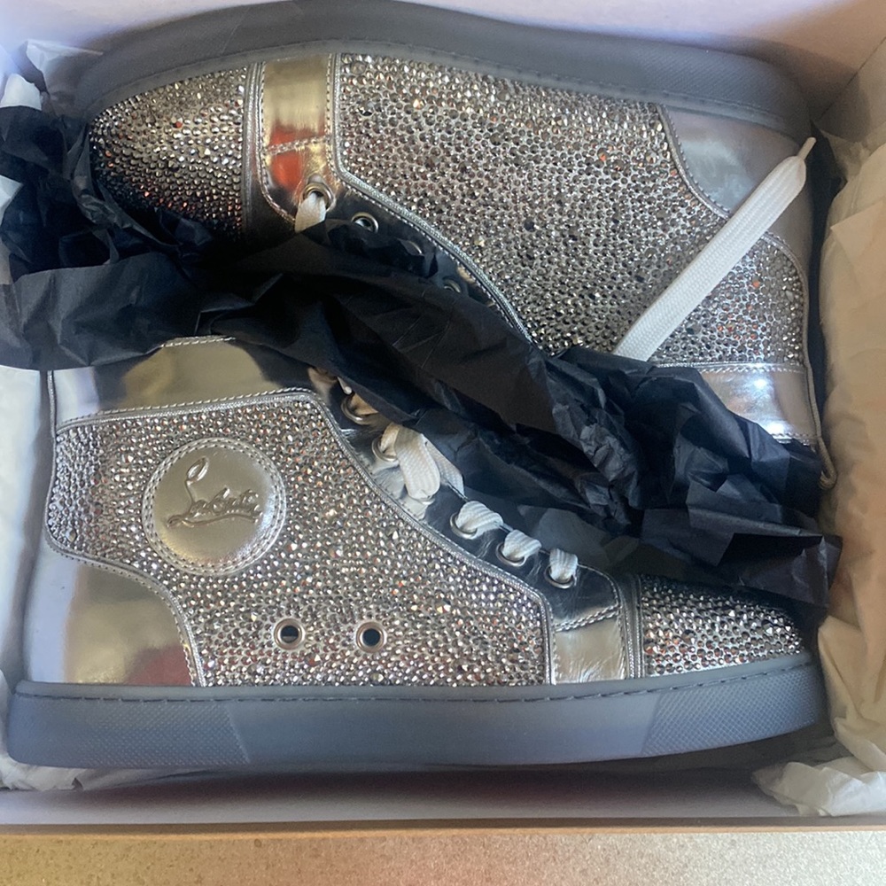 Louboutin Sneakers with crystals